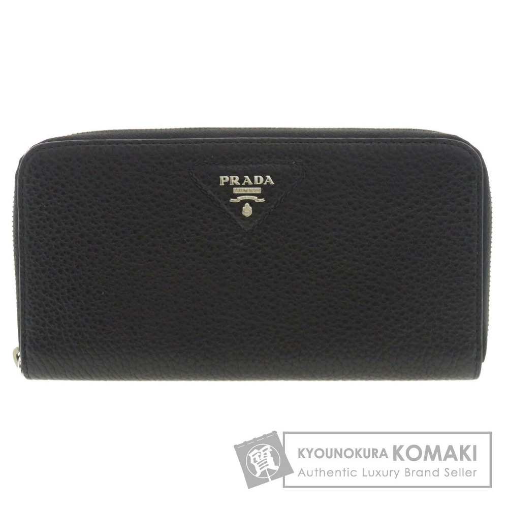 Prada Motif Long Wallet Leather